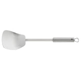 WMF Profi Plus Küchenhelfer Set Edelstahl 7-teilig, Küchenbesteck, Ständer mit 6 Helfern, Schöpflöffel, Schaumlöffel, Wokwender, Wender, Schneebesen, Gemüseschäler, Cromargan Edelstahl, spülmaschinengeeignet