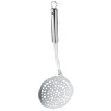 WMF Profi Plus Küchenhelfer Set Edelstahl 7-teilig, Küchenbesteck, Ständer mit 6 Helfern, Schöpflöffel, Schaumlöffel, Wokwender, Wender, Schneebesen, Gemüseschäler, Cromargan Edelstahl, spülmaschinengeeignet