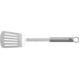 WMF Profi Plus Küchenhelfer Set Edelstahl 7-teilig, Küchenbesteck, Ständer mit 6 Helfern, Schöpflöffel, Schaumlöffel, Wokwender, Wender, Schneebesen, Gemüseschäler, Cromargan Edelstahl, spülmaschinengeeignet