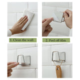 通用 2 Stücke Schwammhalter Spülbecken 304 Edelstahl Schwammhalter Küche Selbstklebend Sponge Holder kitchen sink Wasserdicht Spülschwamm Halterung Spülbecken Spülschwammhalter Küchenschwammhalter