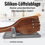 Zulay Kitchen silikon-Utensil Rest mit drip-Auflage für mehrere geräte, hitzebeständig, bpa-frei löffel Rest & löffel-Halter für Herd, küchenzubehör Halter für löffel, schöpfkellen, Tongs & More