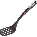 Tefal Ingenio K206S4 Küchenhelfer-Set | Suppenkelle, Gemüselöffel, Löffel, Bratwender | Kunststoff | Schwarz/Silber/Rot- 17,2 x 8,1 x 36 cm (LxBxH)
